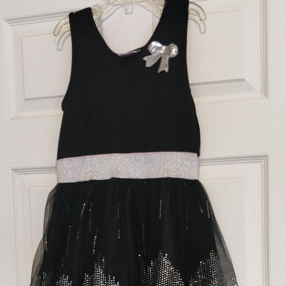 Marmellata Knit Bodice Dress Sparkle Skirt Size 10